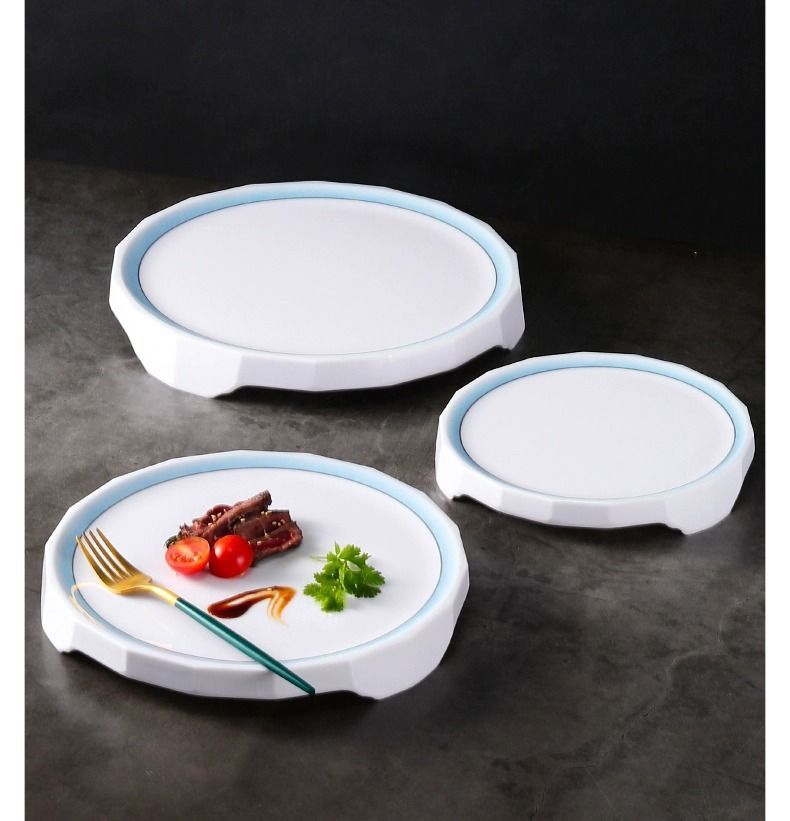 【New Product】Kaiboya Steak Cold A5 Melamine Home Creative Plating Tableware Artistic Dish Plate_voghion.com