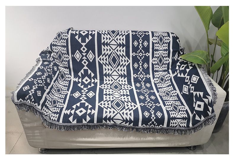 Sofa Cover Set - Stretchable Knit Slipcover With Full Protection Luxury Throw Blanket & Cushion Covers Included Bulk Supply Available_voghion.com