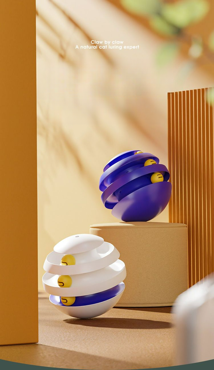 Rotating Tumbler Kitten New Cat Toy Supplies Pet_voghion.com