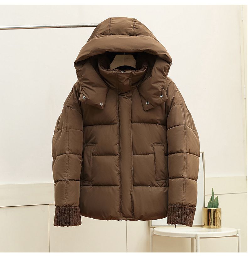 Corea del Sud Dongdaemun Giacca in cotone da donna di alta qualità 2024 Edizione coreana Piccola giacca corta Breadms Cappotto invernale Piumino_voghion.com