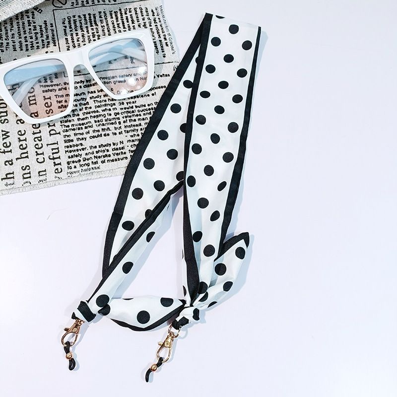 Silk Scarf High-End Hanging Glasses Strap Anti-Lost Mask Chain_voghion.com