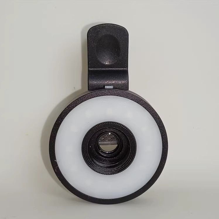Anneau de téléphone portable, mise au point de photographie, LED, loupe 15X, clip, lentille, pièce d'argent, bijoux, timbre Emed, évaluation_voghion.com