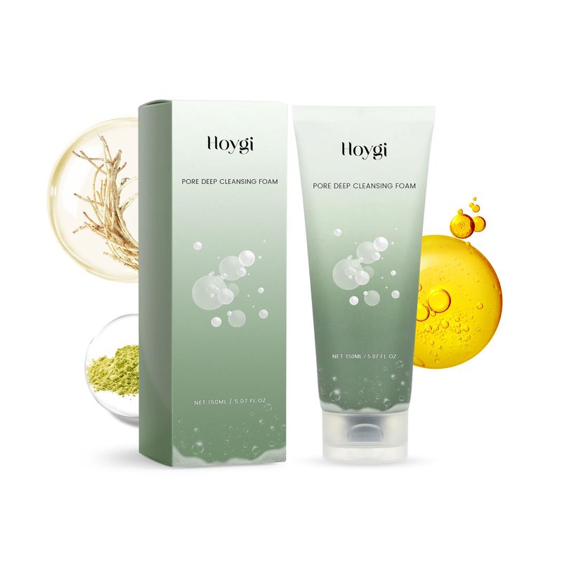 Demachiantul Hoygi Pore Cleansing iluminează pielea feței, curăță în profunzime petele de acnee, curăță, hidratează și hidratează._voghion.com