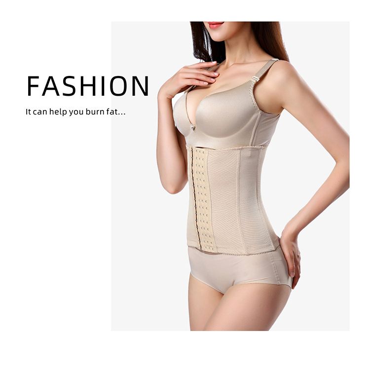 Cintura addominale da donna per cintura addominale in gravidanza dopo il parto con cintura addominale con corsetto modellante con fibbia a sei file_voghion.com