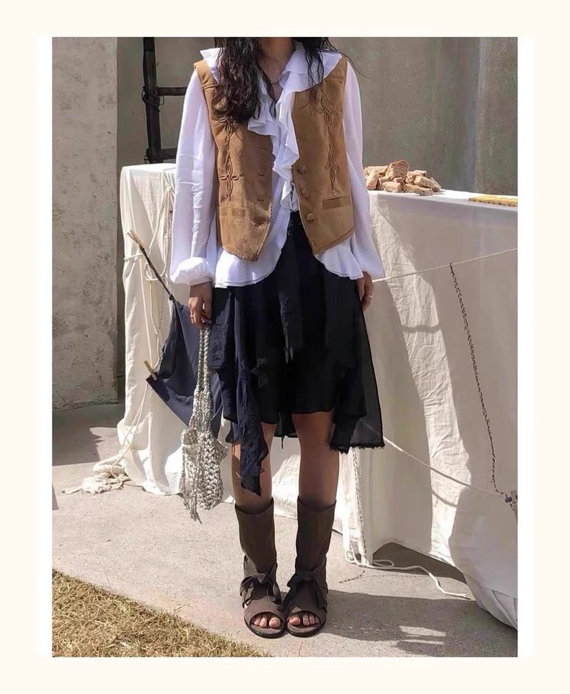Sandali da donna in pelle con lacci, estate 2025, nuovi stivali sottili a metà polpaccio, alla moda, versatili, per il tempo libero, tutti i giorni_voghion.com