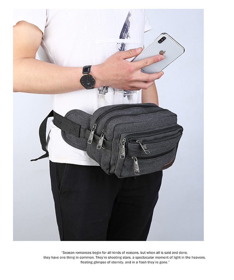 Neue Outdoor-Mode Sport Taille Tasche Multi-Use männer Atmungsaktive Leinwand Taille Tasche Radfahren Taktik männer Taille Tasche handy Tasche_voghion.com