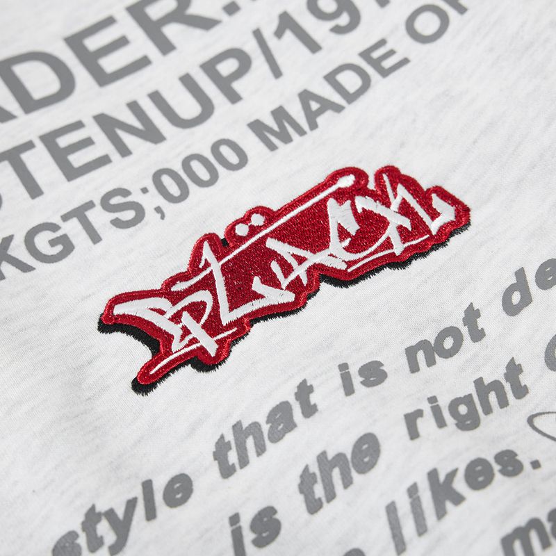 Großflächig bedruckter Hoodie mit Buchstaben für Herren, Herbstmode, Marke Vibe Niche, lockere Passform, Sportpullover_voghion.com