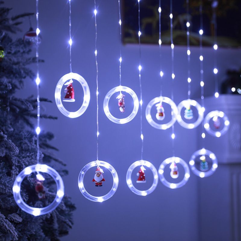 Star Lights LED Light String Room Christmas Curtain Light Decorative Atmosphere Flash Wishing Ball Ice Strip Light_voghion.com