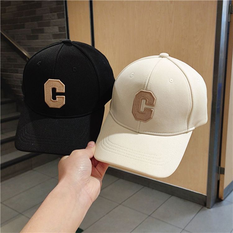 2024 New Hardtop Stereoscopic Korean Embroidered Large C-letter High End Baseball Hat for Men and Women Deep Top Duck Tongue Hat_voghion.com