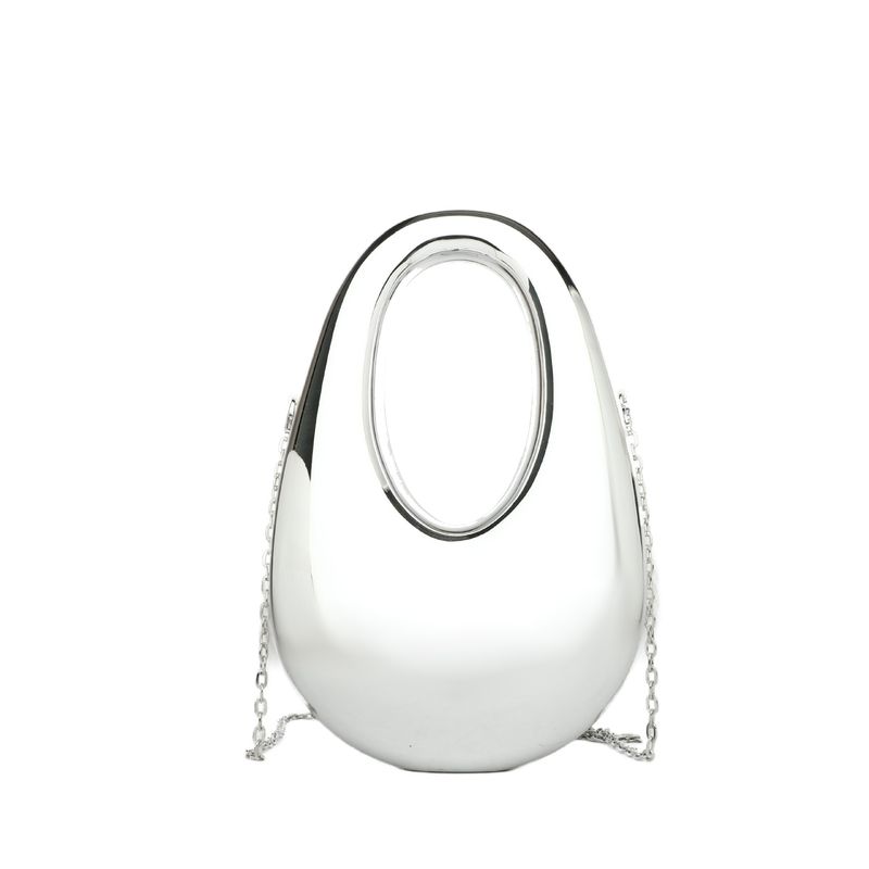 Acrylic Baguette Goose Egg Box Evening Single Shoulder Handbag Crossbody Bag For Women Versatile_voghion.com