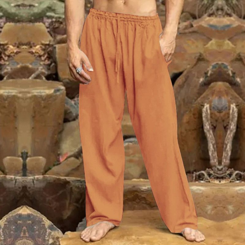 Suitable For All Seasons 2025 Hot Sale Autumn Men's Hip-Hop Breathable Plus Size Loose Casual Sports Pants_voghion.com