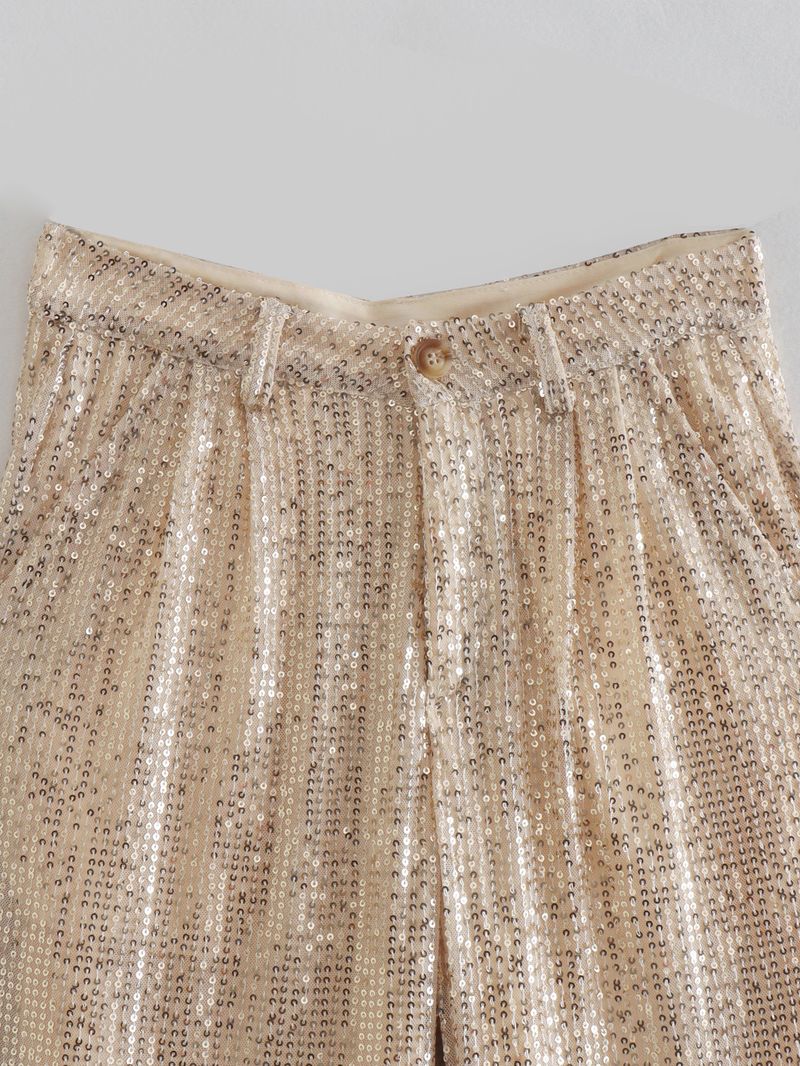 Abbigliamento da donna primavera e autunno pantaloni con paillettes nuovo stile pantaloni casual da donna A8SHE8343_voghion.com