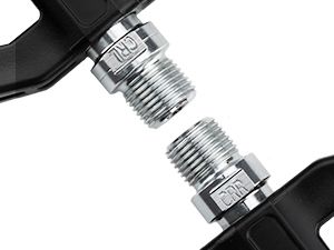 Pédales de vélo ROCKBROS, pédales de vélo VTT à plateforme en nylon avec antidérapant, paire de 9/16"_voghion.com