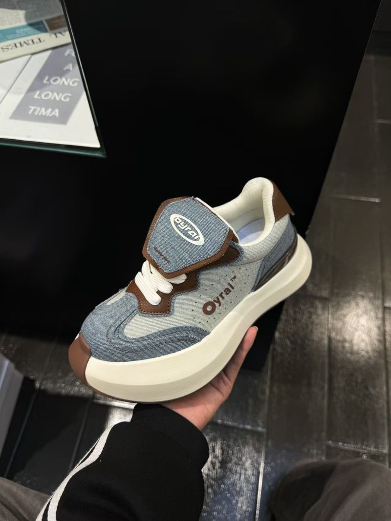 2025 Herbst Schwarz-Weiß Panda Cloud China-Chic Marke Board Dickbesohlte Damen Sport Freizeitschuhe_voghion.com