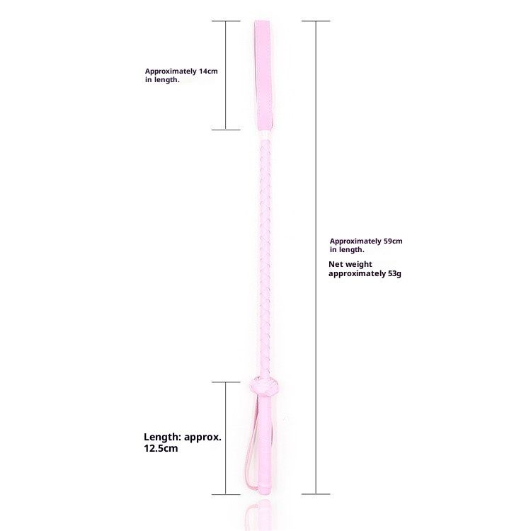 LuvBox Lange Erwachsenenprodukte Spielzeuggriff Grenzüberschreitender Export Gerade Unisex Pferdepeitsche Leder_voghion.com