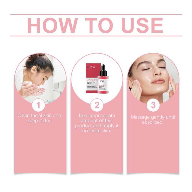 Hoygi Facial Essence, Moisturizing, Brightening And Moisturizing Facial Skin Exfoliating Gentle Cleansing Repair Essence_voghion.com