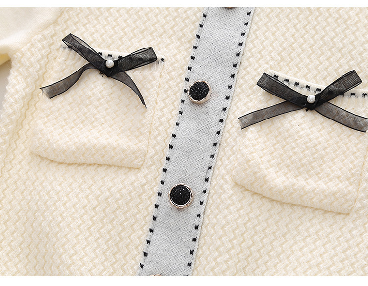 Pullover 2022 Herbst Neue Kleine Duft Gestrickte Zwei Stück Mädchen Set frauen Schatz Rock_voghion.com
