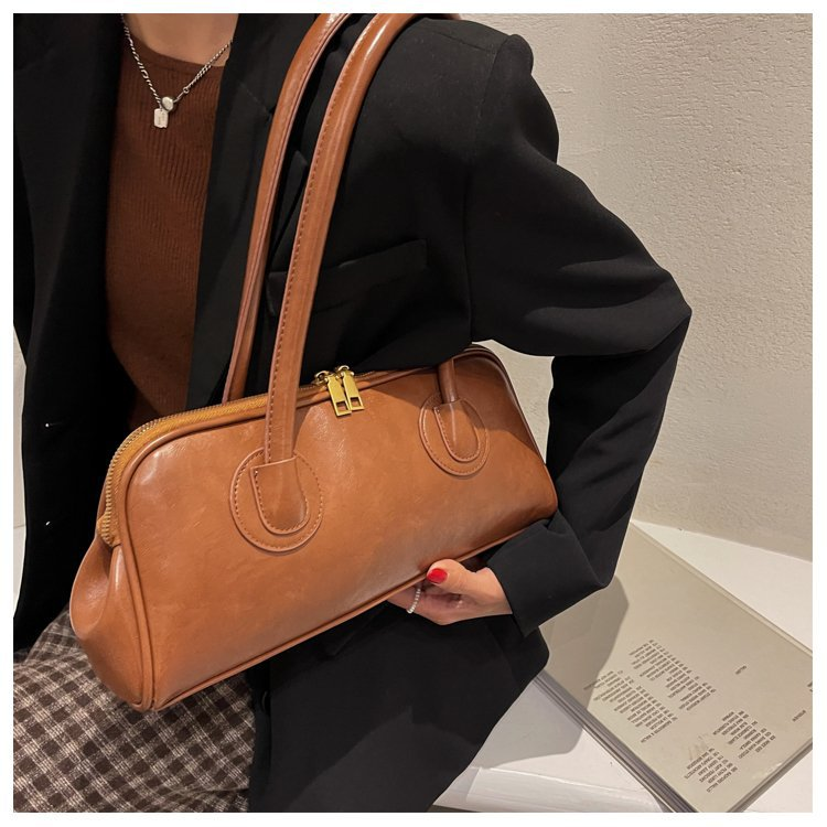 2024 New Trendy Women's Fashion Versatile One Shoulder Underarm High end Feel Handheld Stick Bag_voghion.com