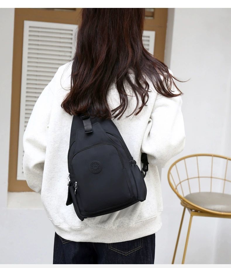 Women's Casual Fashion Versatile Chest Crossbody Bag New Lightweight Travel Backpack Single Shoulder_voghion.com
