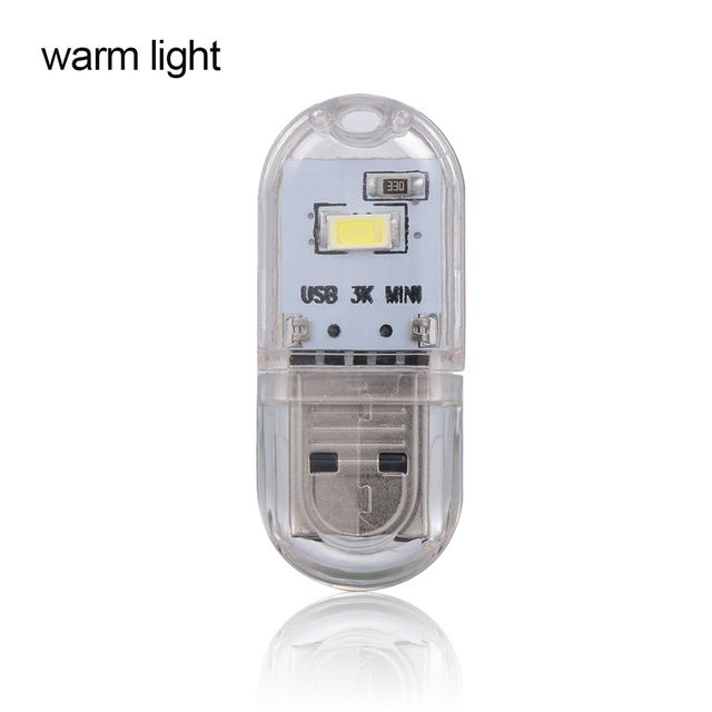 Mini luce portatile per libri USB LED Light DC5V Ultra Bright Lampada per lettura 1/3/8/24 LED per Power Bank PC Laptop Notebook_voghion.com