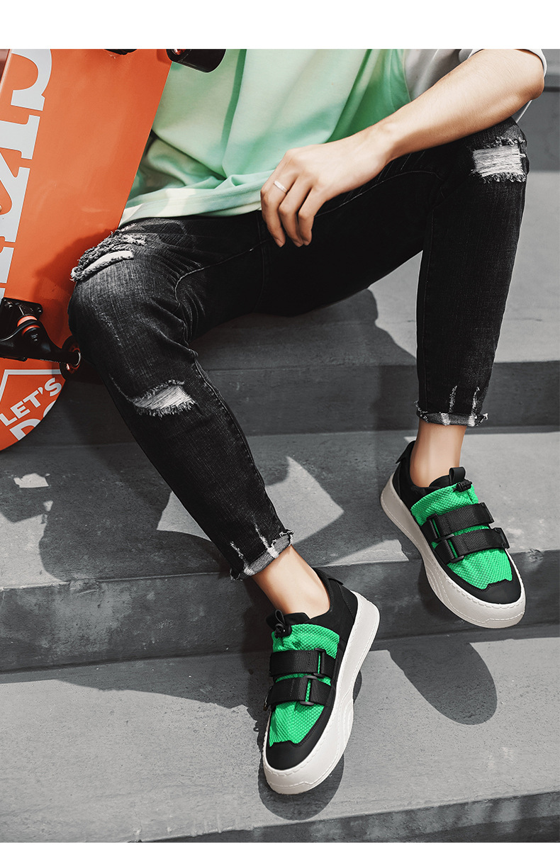 Sports Forrest Gump Shoes Live Broadcast Style Hong Kong Korean Fashion Catwalk Work Clothes Trendy Men S Shoes Four Seasons New Thick_voghion.com