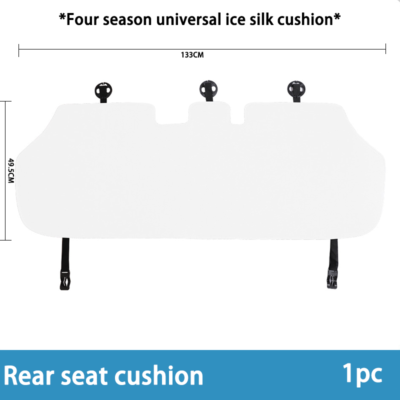 Suitable For Tesla Model 3 /2024 Ice Silk Cover Cushion Seat Protection Automotive Interior Accessories_voghion.com