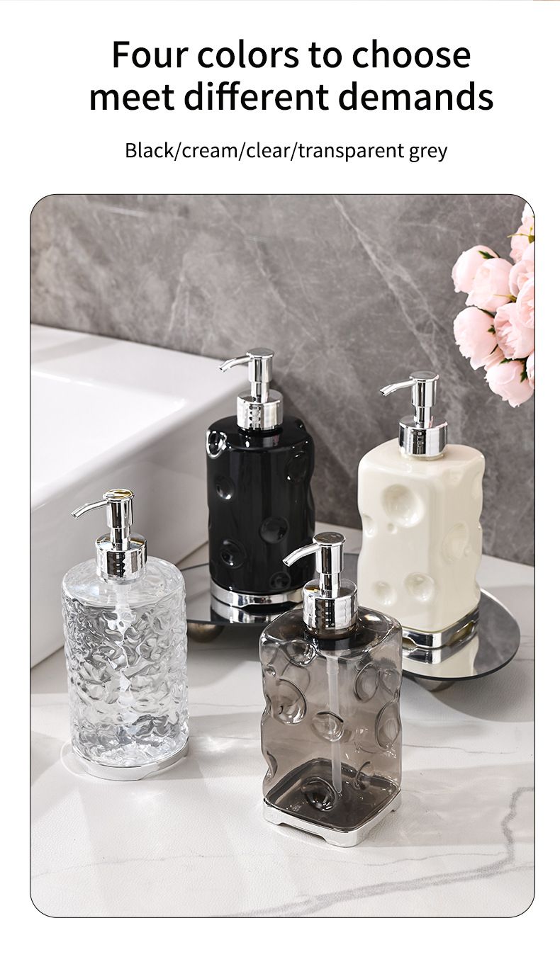 Vannitoatooted Lotion Bottle Hulgimüük Lihtne Creative Plastic Cheese Hotel Vannitoa kätepuhastusvahend dušigeeli šampoonipudel_voghion.com