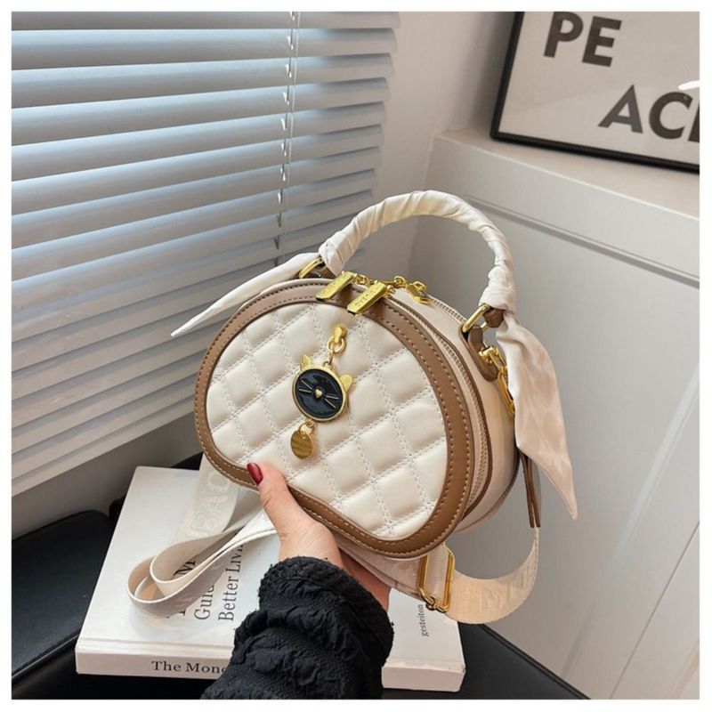 Pu Leder Crossbody Einfache Große Geldbörsen Messenger Tasche mit Gürtel Handtasche Mädchen_voghion.com