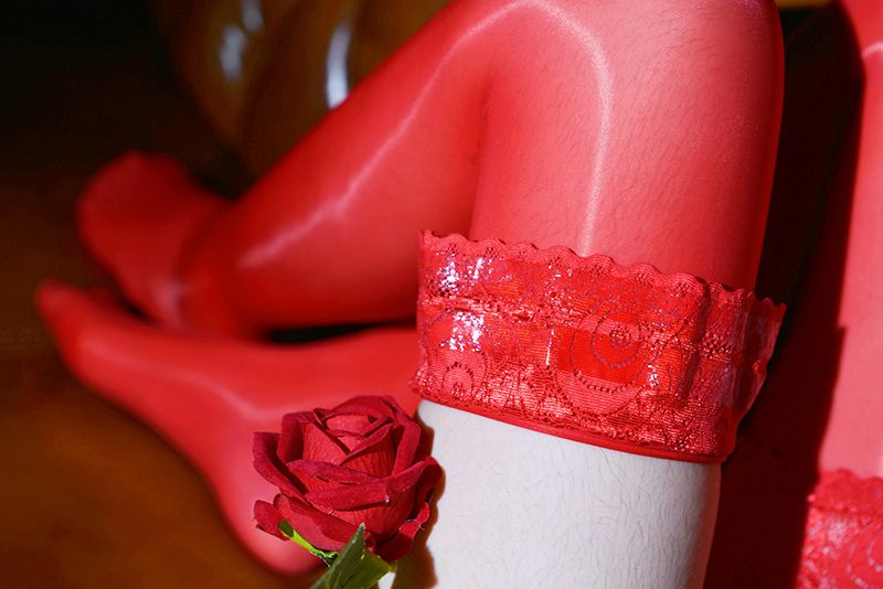 Medias hasta la rodilla para hombre y mujer, calcetines hasta la rodilla, brillantes, sedosos, perlados, sexys, de seda negra, tentación_voghion.com