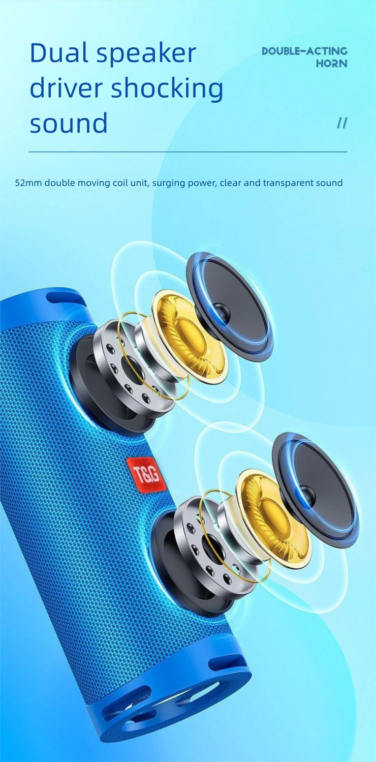 New High-Quality Super Loud Home Computer Wireless Bluetooth Outdoor Portable Small Speaker Subwoofer_voghion.com