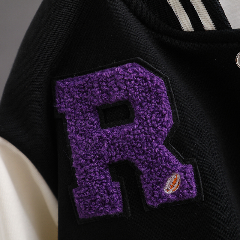 Jungenmantel Frühling und Herbst Kinder hübsche Fried Street Baseballjacke Modisches Oberteil_voghion.com