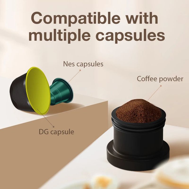 Trzy w jednym mały ekspres do kawy samochodowy ekspres do kawy espresso przenośny domowy zewnętrzny kubek do kawy espresso_voghion.com
