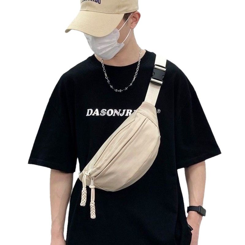 2025 Spring Summer New Korean Fashion Stylish Women's Waist Wide Shoulder Strap Small Crossbody Phone Bag_voghion.com