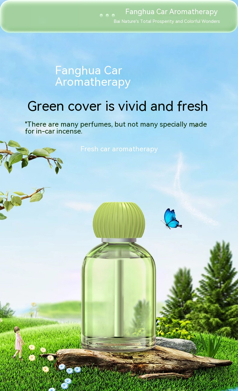 Neues Fanghua Auto-Aromatherapie-Autoparfüm für Zuhause, Auto, Dual-Purpose-Duft, nachhaltiger Duft, Autoduft-Zubehör_voghion.com