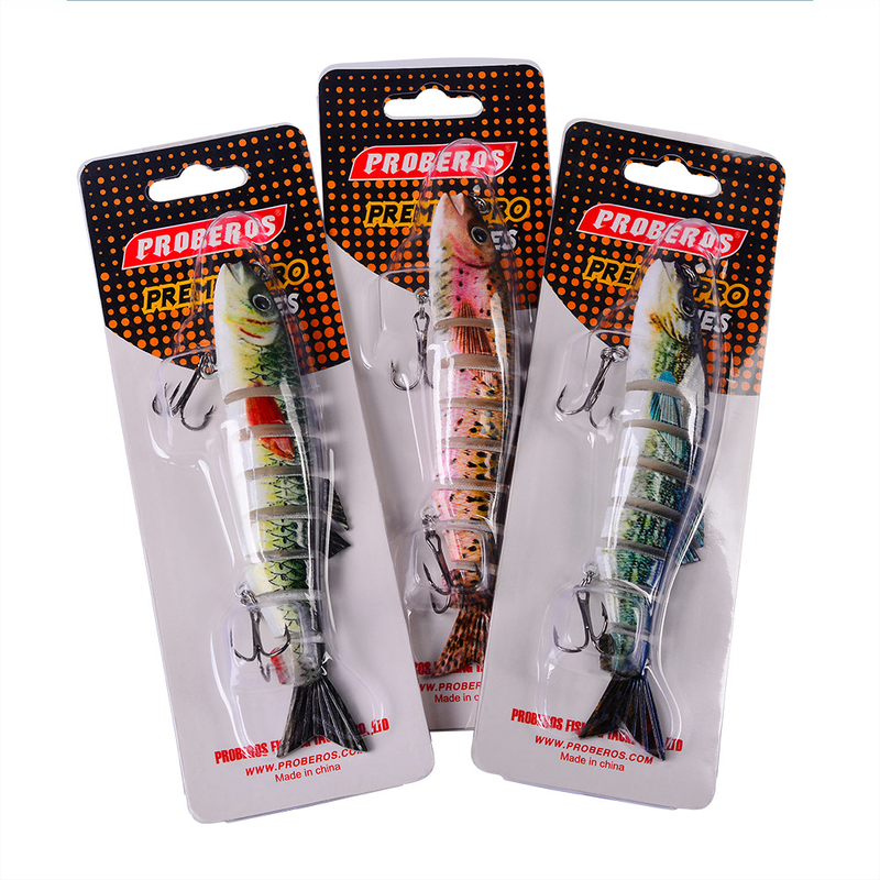 Lure Multi-Section Fish 8-Section Multi-Stage Hard Sea 12.5cm 21.5g Plastic Bait Fishing Gear_voghion.com