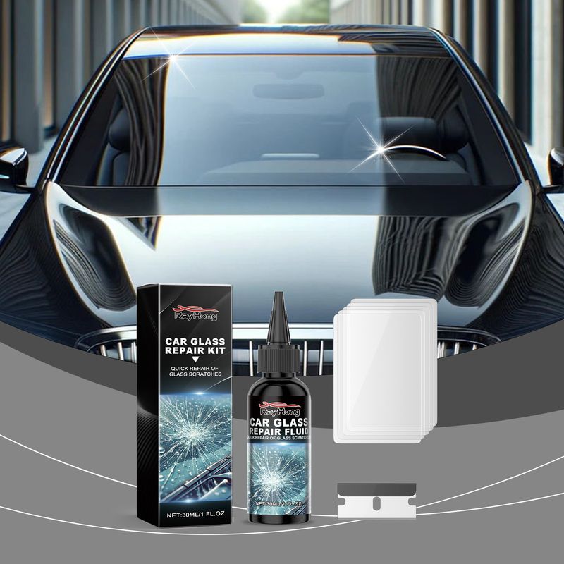 Auto Reparatursatz fir Fënsterrëssreparaturflëssegkeet fir d'Siicht ze verbesseren, d'Kloerheet vum Tool_voghion.com