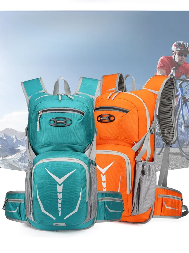 2024 Uusi reppu, Outdoor Sports Vuorikiipeilylaukku, Polkupyöräilykassi Vesipussireppu, Miesten ja Naisten Suurikokoinen reppu_voghion.com