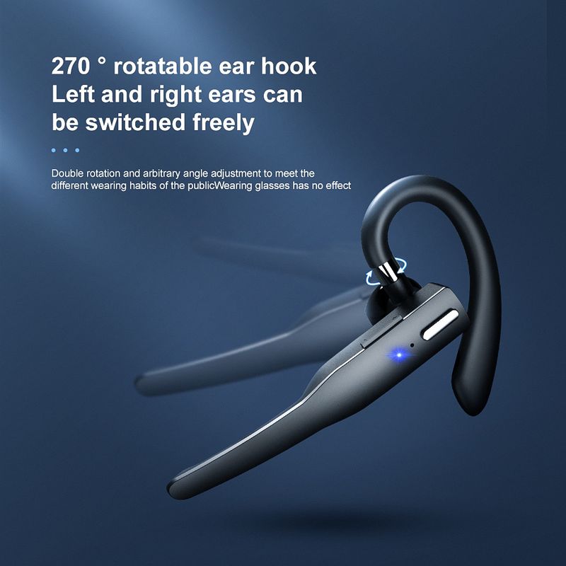 Business Car Mounted Wireless Bluetooth Earphone YYK-525 With Long Battery Life And Noise Reduction Sports_voghion.com
