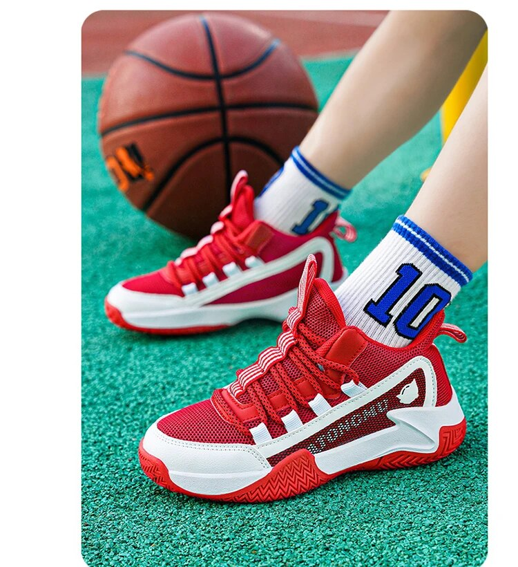 Hochwertige rutschfeste Turnschuhe für Kinder-Basketballschuhe_voghion.com