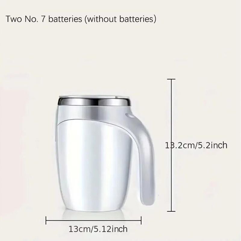 Rechargeable Magnetic Mixing Cup - Waterproof Automatic Coffee Stirrer For Office/Travel, BPA-Free, EU Certified_voghion.com
