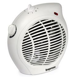 Impress Dual Setting Fan Heater With Adjustable Thermostat_voghion.com