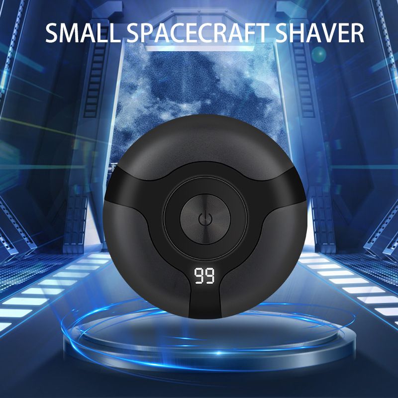 Nový pánský zastřihovač vlasů HIENA UFO, elektrický digitální displej, přenosný holicí strojek_voghion.com