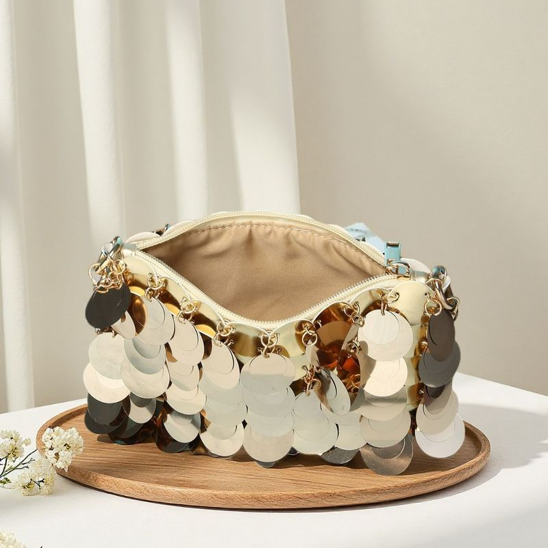New Style Niche Design Handmade Sequin Party Phone Shoulder Bag Women's Crossbody Handbag_voghion.com