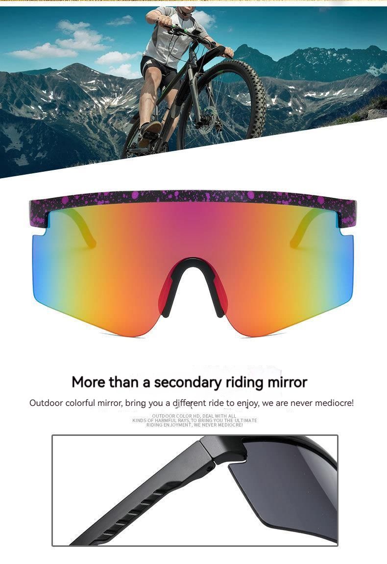 Modna zunanja sončna očala, velik okvir, 360° zaščita MTB, moška, ženska, športna UV400 kolesarska očala_voghion.com