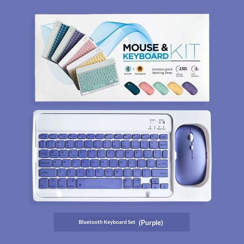 Ensemble souris sans fil Bluetooth universelle NeoGear compatible avec iPad et tablettes, clavier portable Magic Control_voghion.com
