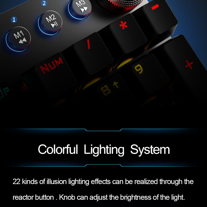 AULA F2088 Mechanische Gaming-Vollschlüsselprogrammierbare Marco-Tastatur Anti-GhostingWired Mixed Backlit Keyborad für Game PC_voghion.com