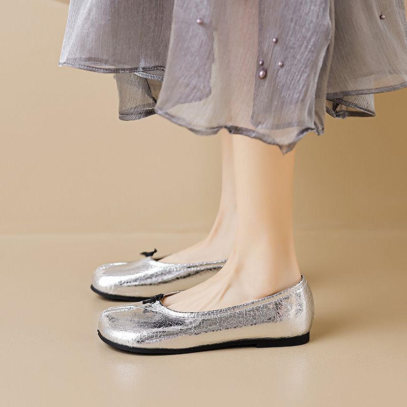 Platte schoenen voor kinderen met een ondiepe mond, veelzijdige schoenen met één pedaal, zachte zolen en een sub-teen varkenspootjesschoenen_voghion.com