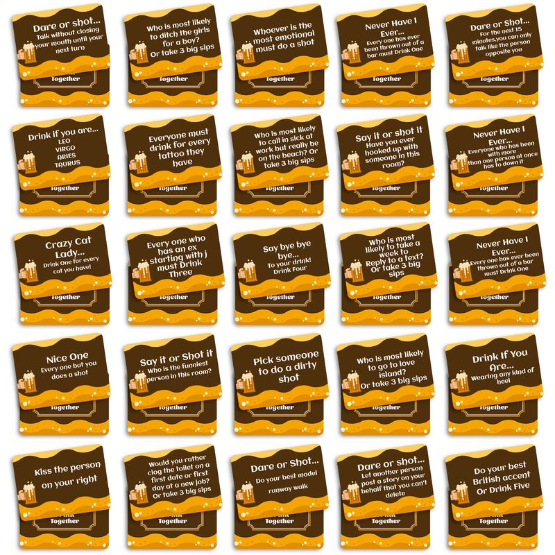 Juegos y rompecabezas, juegos de mesa, cartas, juegos de beber en inglés, cartas con trucos, cartas de fiesta para adultos y ocio_voghion.com