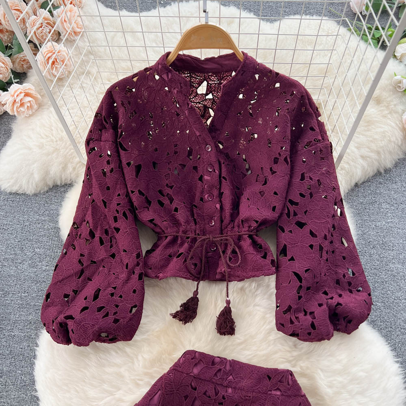 Damenmode, modisch, schick, schick, zweiteiliger Anzug_voghion.com