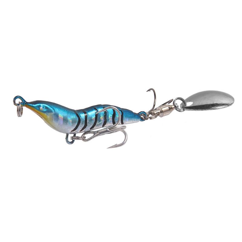 Lure Bait Long Throw Full Attack Garneļu Metāla ēsma VIB Blood Groove Āķis Vistas nags āķis Rotējošais vizulis simulācijas ēsma zvejas rīks_voghion.com